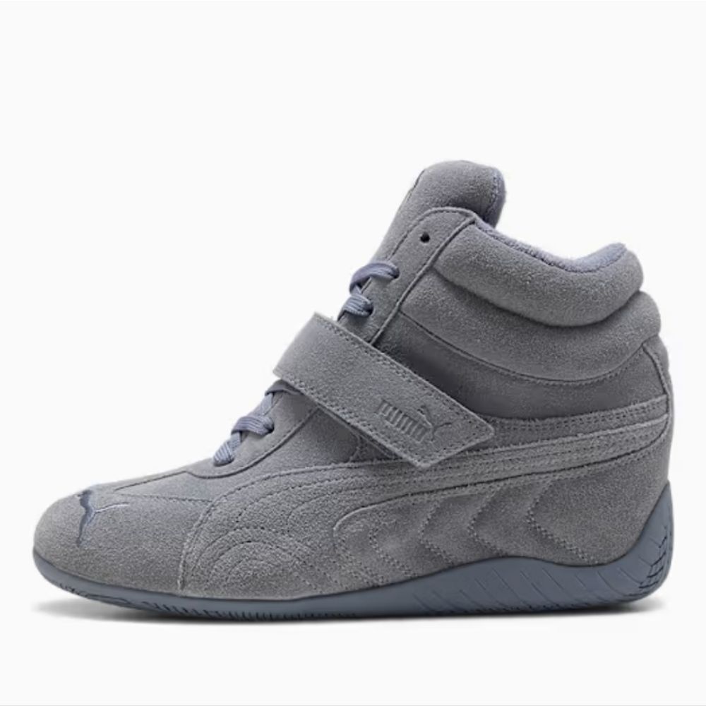 New Just Dropped 2/1  Puma "Speedcat" Wedge Sneakers Gray Sky Womens Size 9